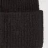 Lange Mütze mit Logo-Patch
