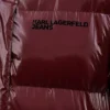 Lange Pufferjacke mit Perlmuttglanz
