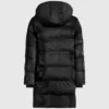 Lange Pufferjacke mit Perlmuttglanz