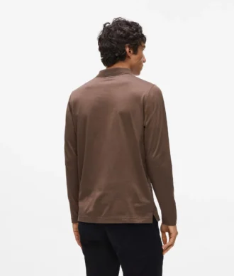 Langärmeliges Poloshirt