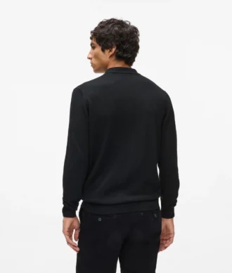 Langärmeliges Poloshirt