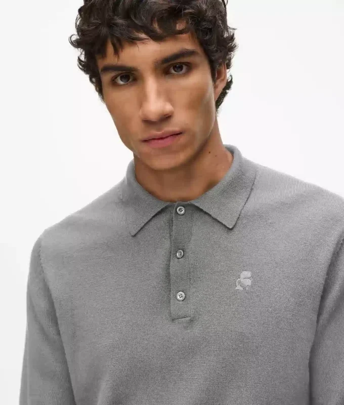 Langärmeliges Poloshirt Langärmeliges Poloshirt