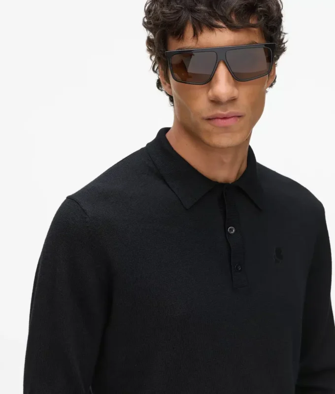 Langärmeliges Poloshirt Langärmeliges Poloshirt