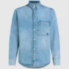 Langärmliges Jeanshemd Langärmliges Jeanshemd