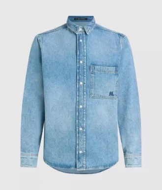Langärmliges Jeanshemd Langärmliges Jeanshemd