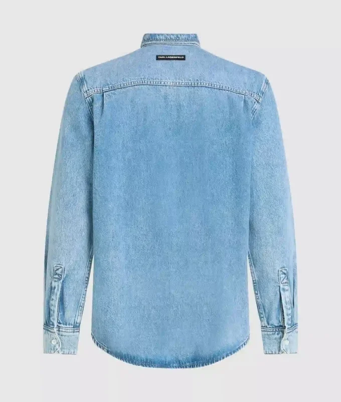 Langärmliges Jeanshemd Langärmliges Jeanshemd