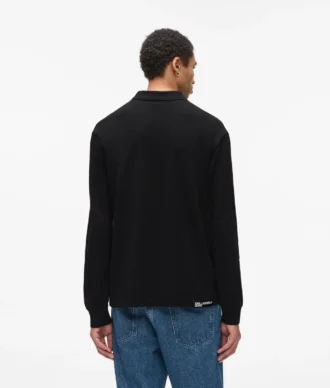 Langärmliges Poloshirt