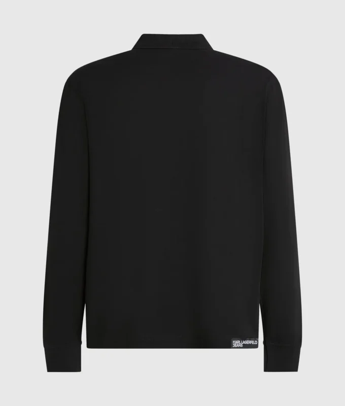 Langärmliges Poloshirt