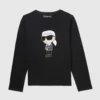 Langärmliges T-Shirt „Ikon” für Mädchen