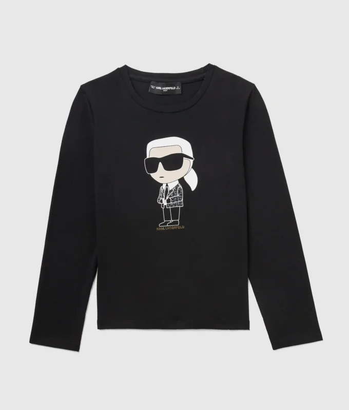 Langärmliges T-Shirt „Ikon” für Mädchen