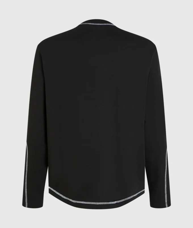 Langärmliges T-Shirt mit Kontrastnähten