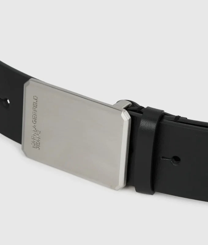 Ledergürtel mit Logo Ledergürtel mit Logo