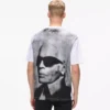 Locker geschnittenes T-Shirt mit Karl-Print