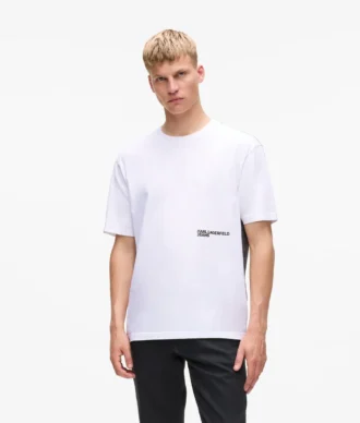 Locker geschnittenes T-Shirt mit Karl-Print