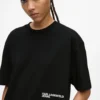 Locker geschnittenes T-Shirt mit Karl-Print