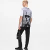 Locker geschnittenes T-Shirt mit Karl-Print