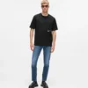 Locker geschnittenes T-Shirt mit Karl-Print