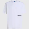 Locker geschnittenes T-Shirt mit Karl-Print