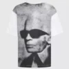 Locker geschnittenes T-Shirt mit Karl-Print