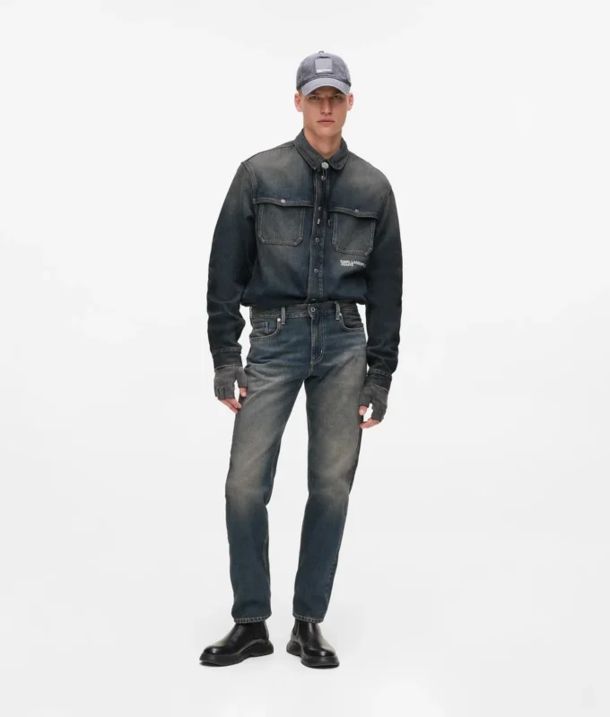 Gerade geschnittene Jeans Gerade geschnittene Jeans