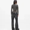 Lockere Jeans mit Cutout-Taille Lockere Jeans mit Cutout-Taille