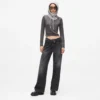 Lockere Jeans mit Cutout-Taille Lockere Jeans mit Cutout-Taille
