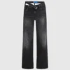 Lockere Jeans mit Cutout-Taille Lockere Jeans mit Cutout-Taille