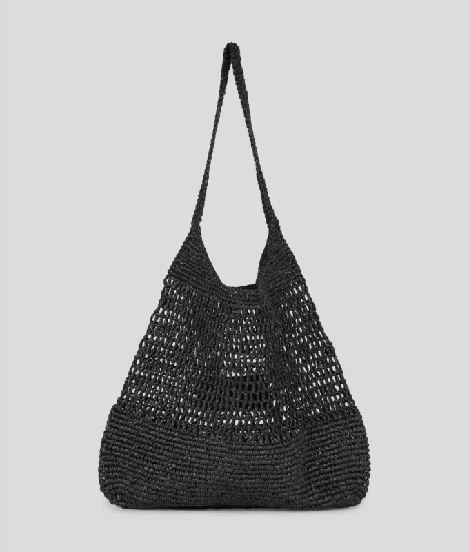 LOGO CROCHET BEACH BAG LOGO CROCHET BEACH BAG