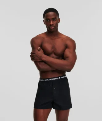 LOGO-GEWEBTE BOXERSHORTS – 3ER-PACK