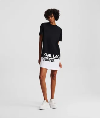LOGO-T-SHIRT-KLEID