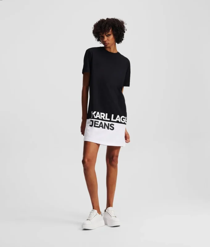 LOGO-T-SHIRT-KLEID