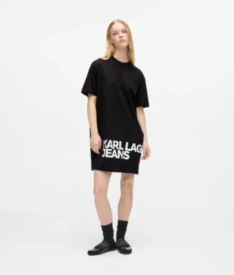 Logo-T-Shirt-Kleid