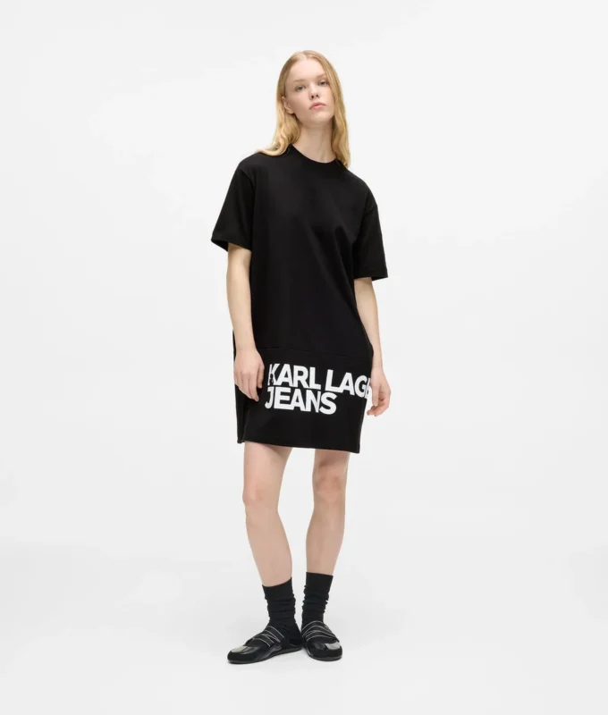 Logo-T-Shirt-Kleid