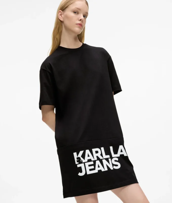 Logo-T-Shirt-Kleid