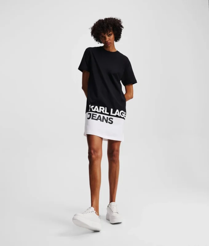 LOGO-T-SHIRT-KLEID