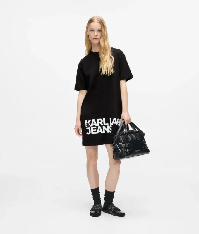 Logo-T-Shirt-Kleid