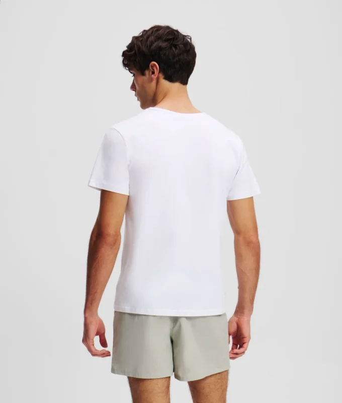 LOGO-T-SHIRT MIT V-AUSSCHNITT – 2ER-PACK