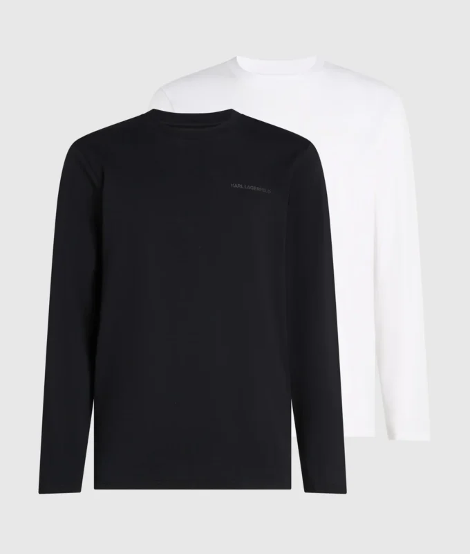 Lounge-Langarm-T-Shirt – 2er-Pack
