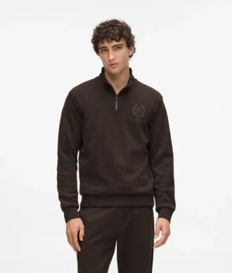 Loungewear-Sweatshirt mit Wappen