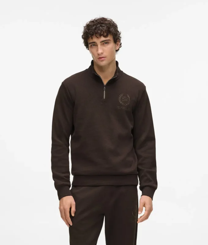 Loungewear-Sweatshirt mit Wappen Loungewear-Sweatshirt mit Wappen