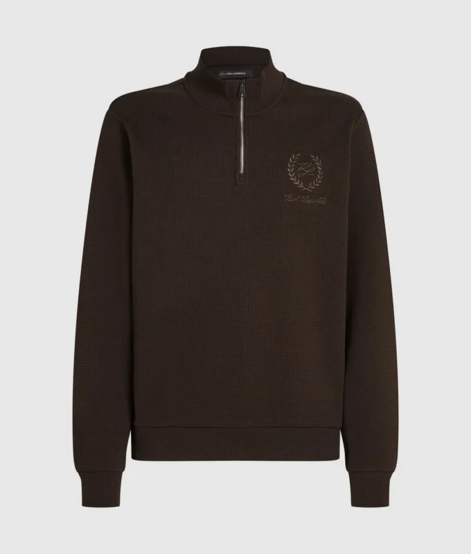 Loungewear-Sweatshirt mit Wappen Loungewear-Sweatshirt mit Wappen