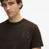 Loungewear-T-Shirt mit Wappen