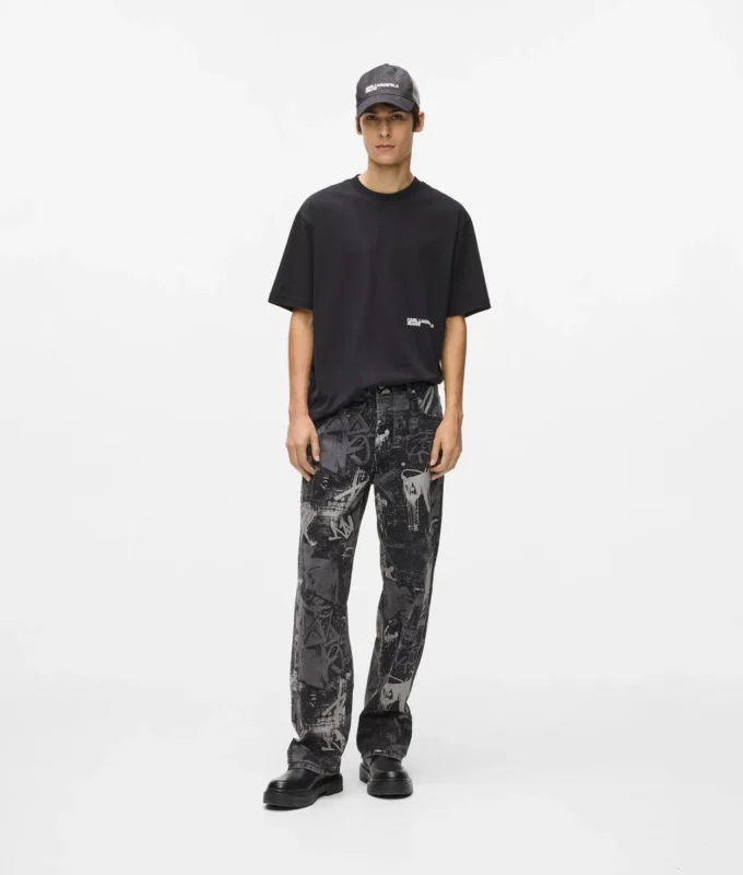 Lässige Jeans mit Paint-Effekt Lässige Jeans mit Paint-Effekt
