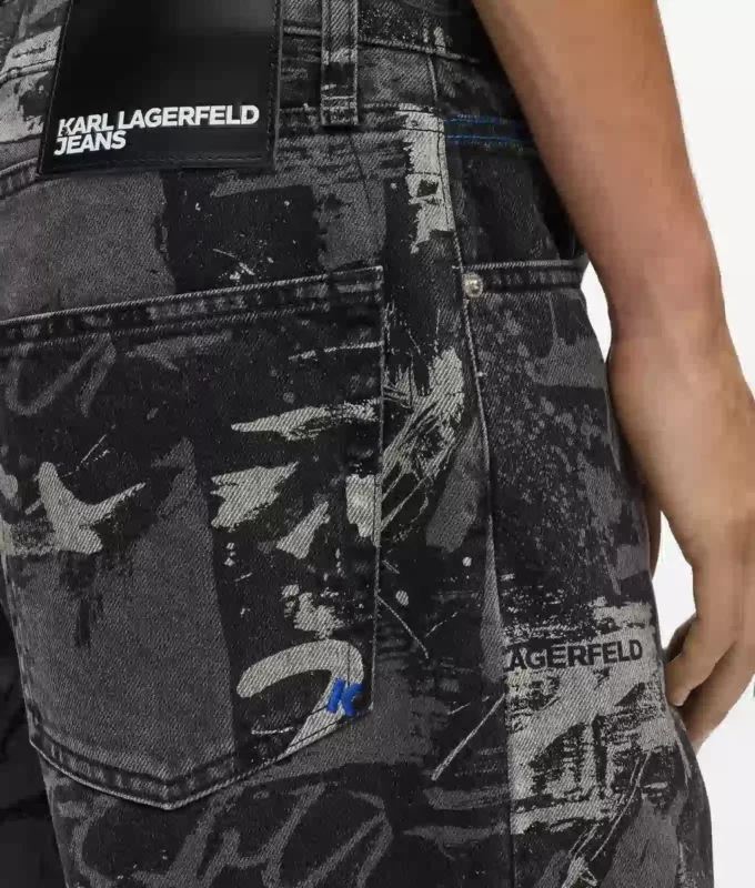 Lässige Jeans mit Paint-Effekt Lässige Jeans mit Paint-Effekt