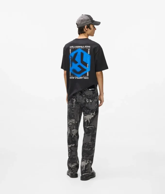 Lässige Jeans mit Paint-Effekt Lässige Jeans mit Paint-Effekt