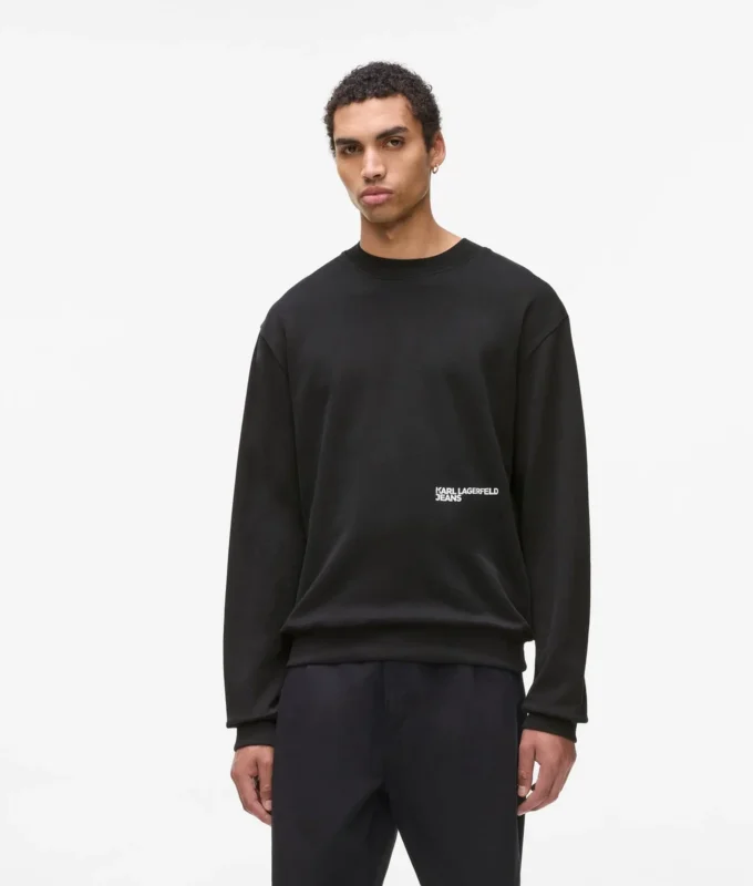 Lässiges Sweatshirt mit Karl-Print Lässiges Sweatshirt mit Karl-Print