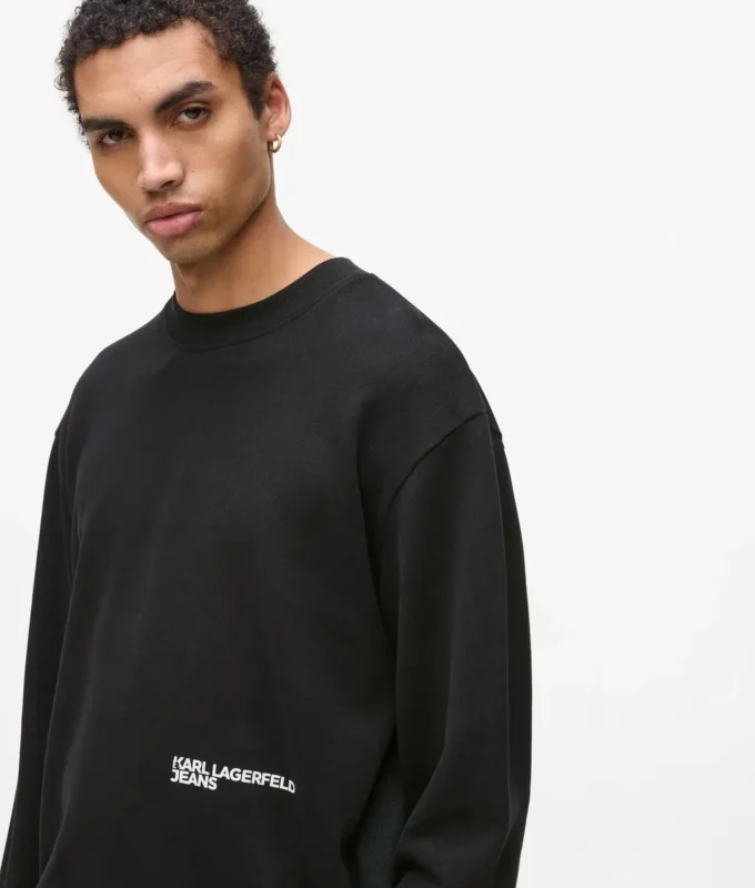 Lässiges Sweatshirt mit Karl-Print Lässiges Sweatshirt mit Karl-Print