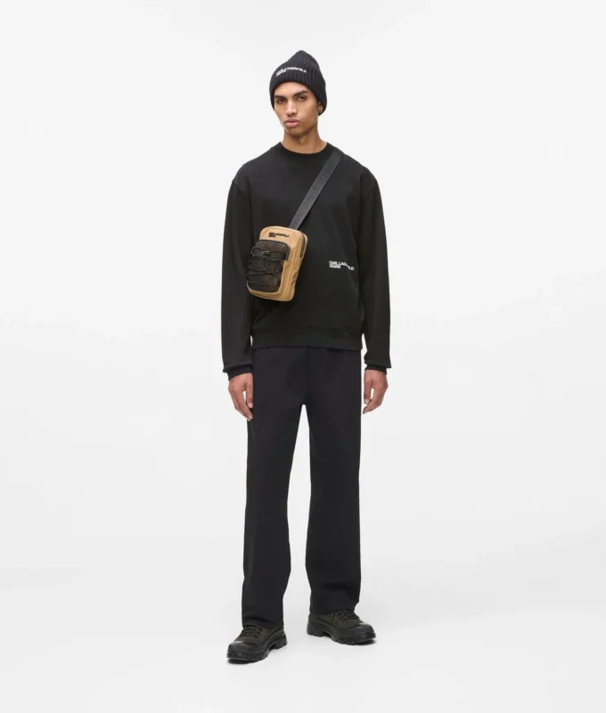Lässiges Sweatshirt mit Karl-Print Lässiges Sweatshirt mit Karl-Print