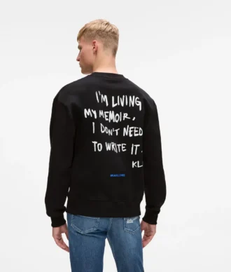 Lässiges Sweatshirt mit Karl-Zitat