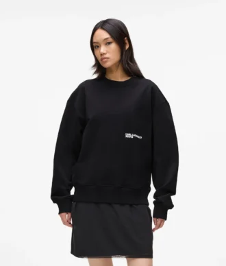 Lässiges Sweatshirt mit Karl-Zitat
